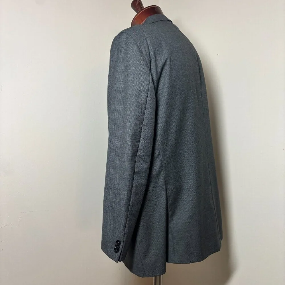 Coppley Ermenegildo Zegna Wool Sport Coat Gray Single Breasted Mens Size‎ 40R